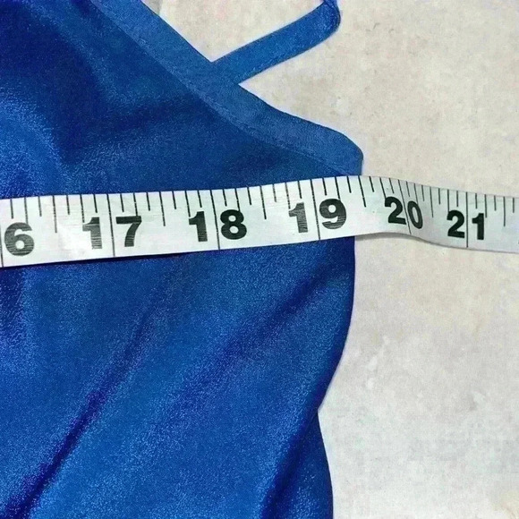 Lane Bryant - Royal Blue & Pink Tie Dye Maxi Dress sz 16 - Picture 4 of 5